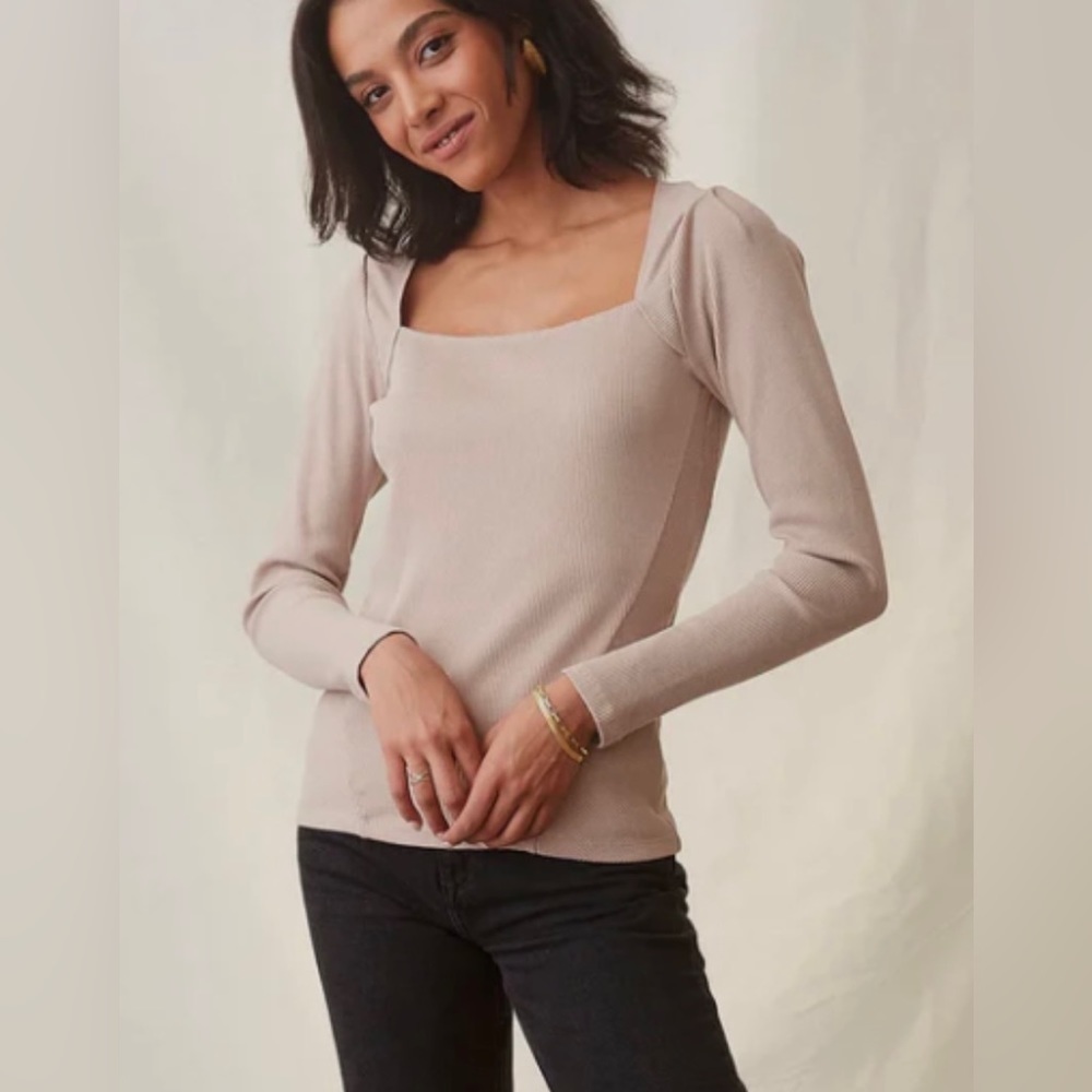 Grey State Giselle Top In Deep Black